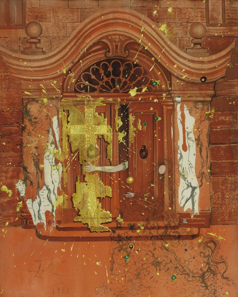 LES SOULIERS ROUGES (ILLUSTRATION POUR LES CONTES D'ANDERSEN) by Salvador Dali