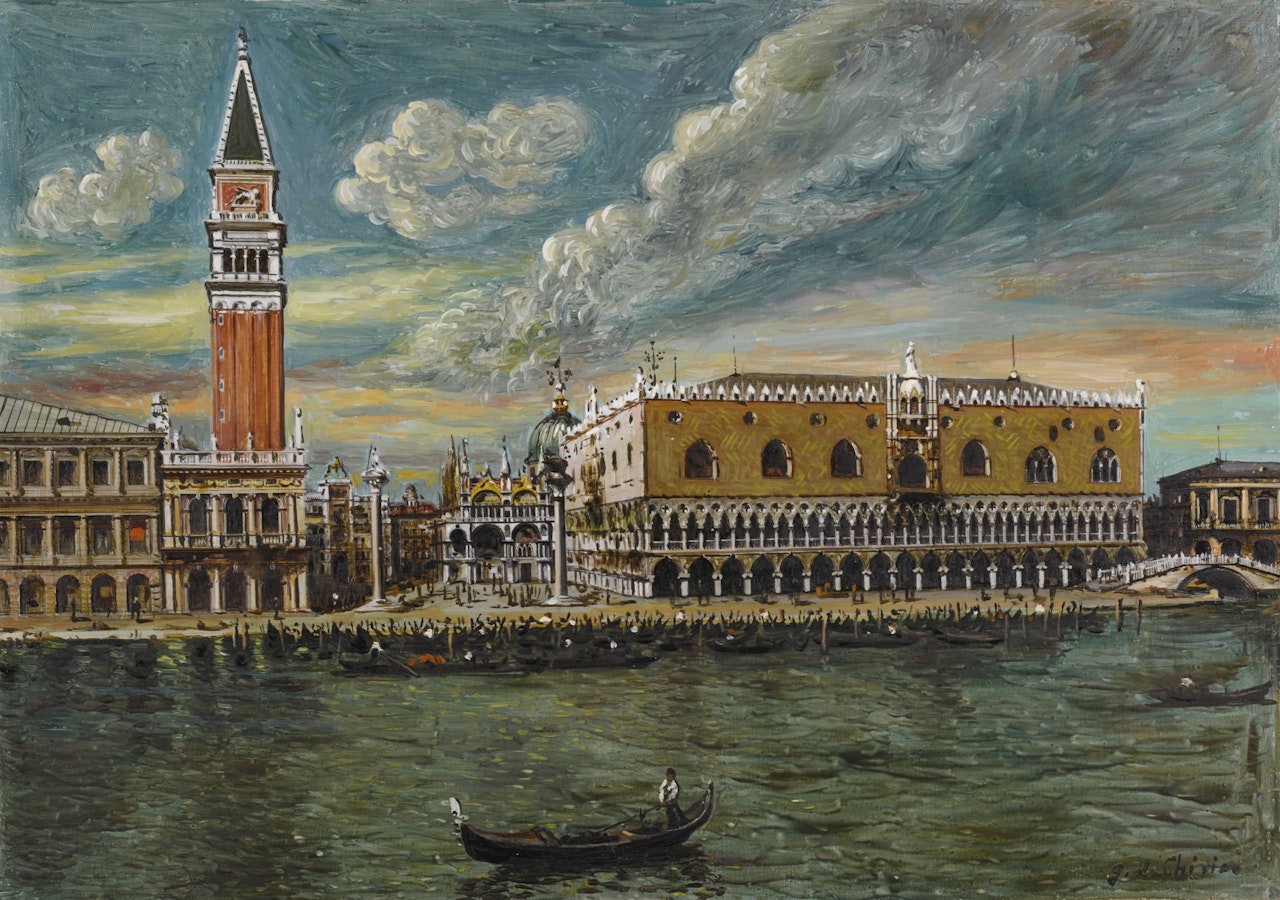 VENEZIA (PALAZZO DUCALE) by Giorgio de Chirico
