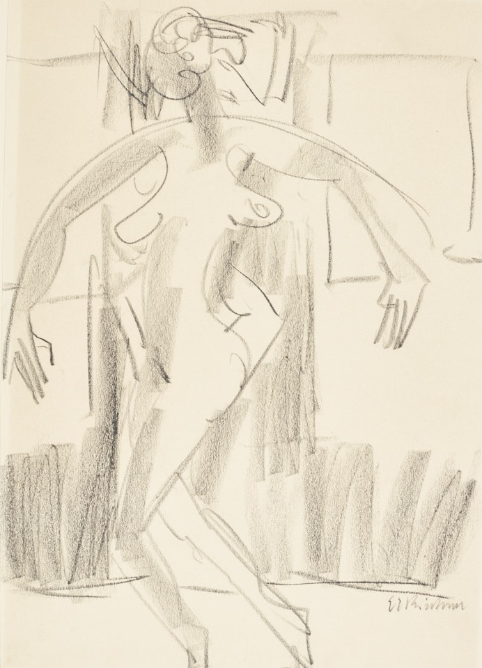 TÄNZERIN (DANCER) by Ernst Ludwig Kirchner