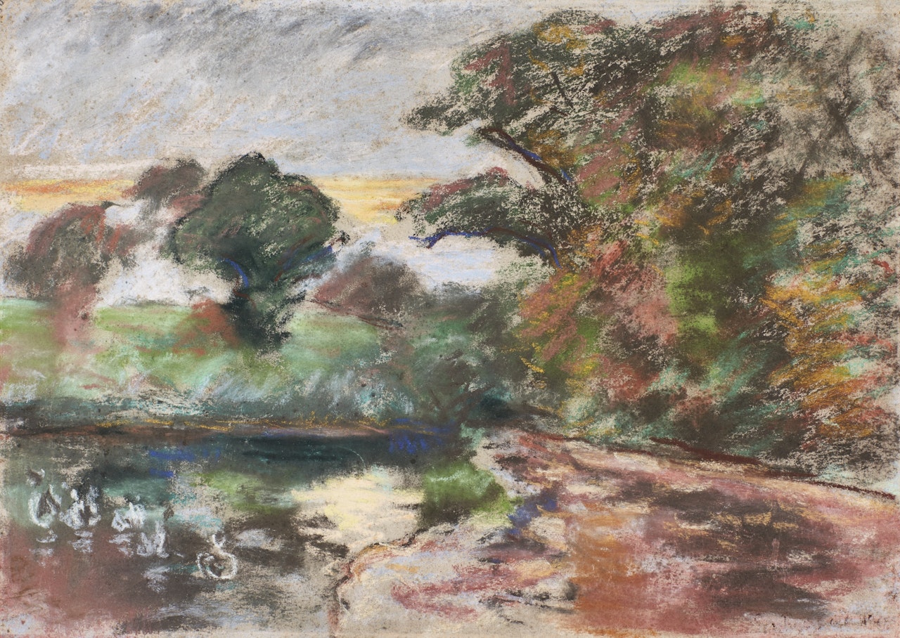 ETANG DE MONTFOUCAULT by Camille Pissarro
