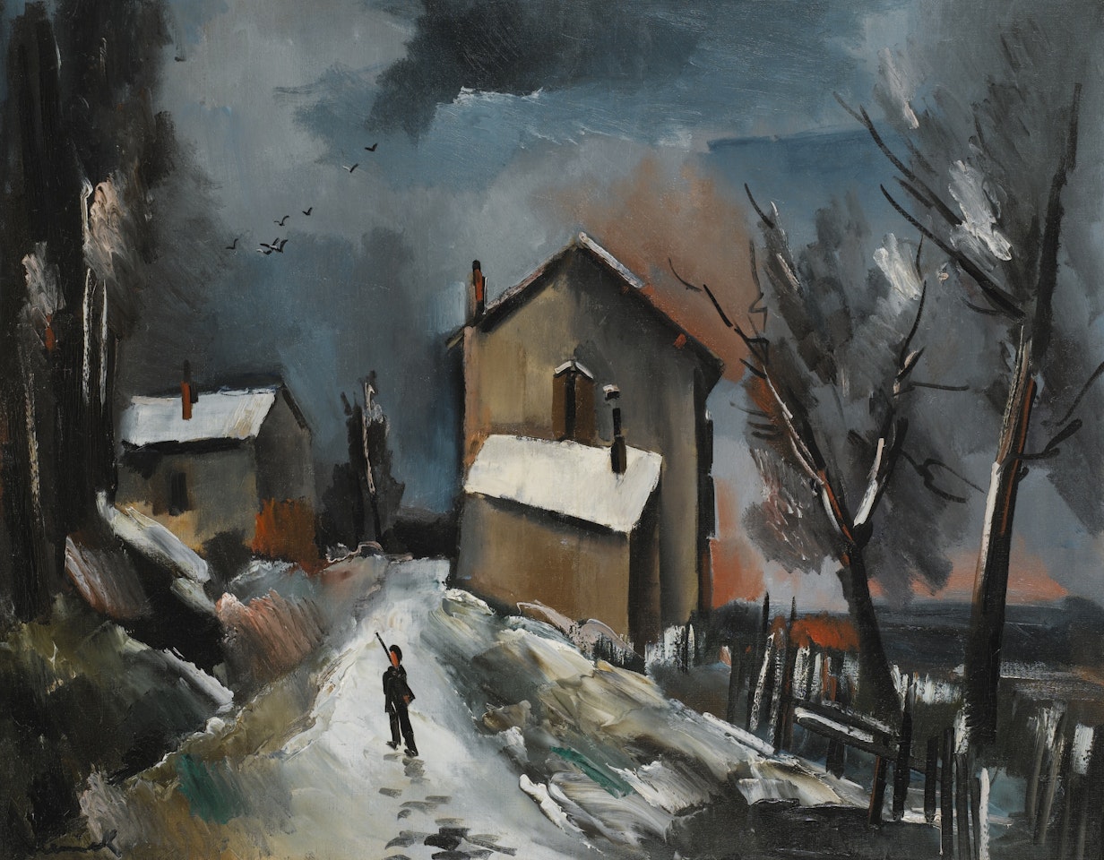 UNE NUIT EN HIVER by Maurice de Vlaminck