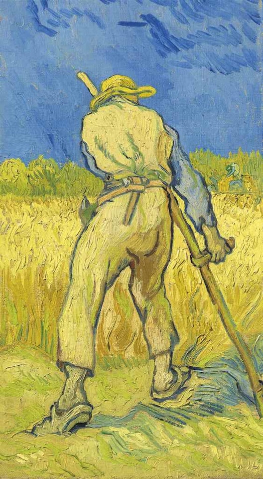 Le moissonneur (d’après Millet) by Vincent van Gogh