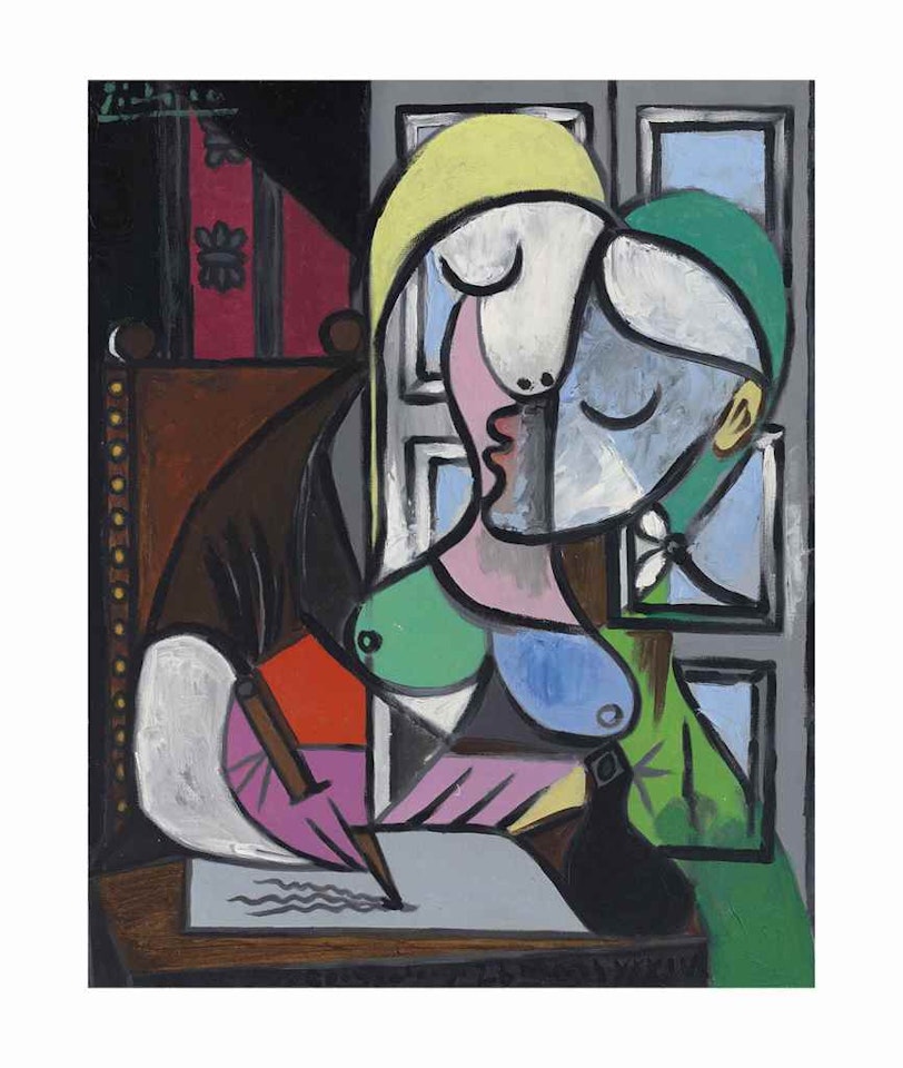Femme écrivant (Marie-Thérèse) by Pablo Picasso