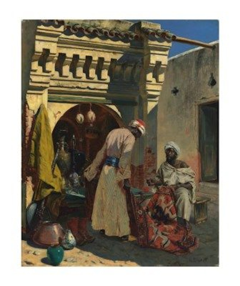 The Rug Merchant by Rudolf Ernst