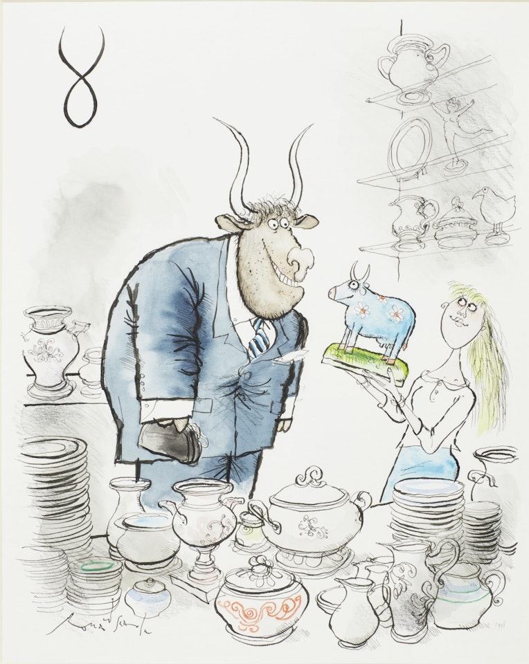 TAURUS by Ronald Searle