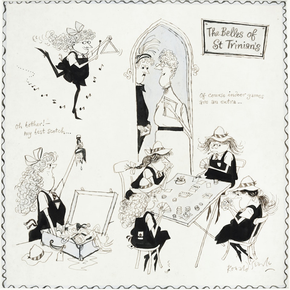 THE BELLES OF ST TRINIAN'S by Ronald Searle