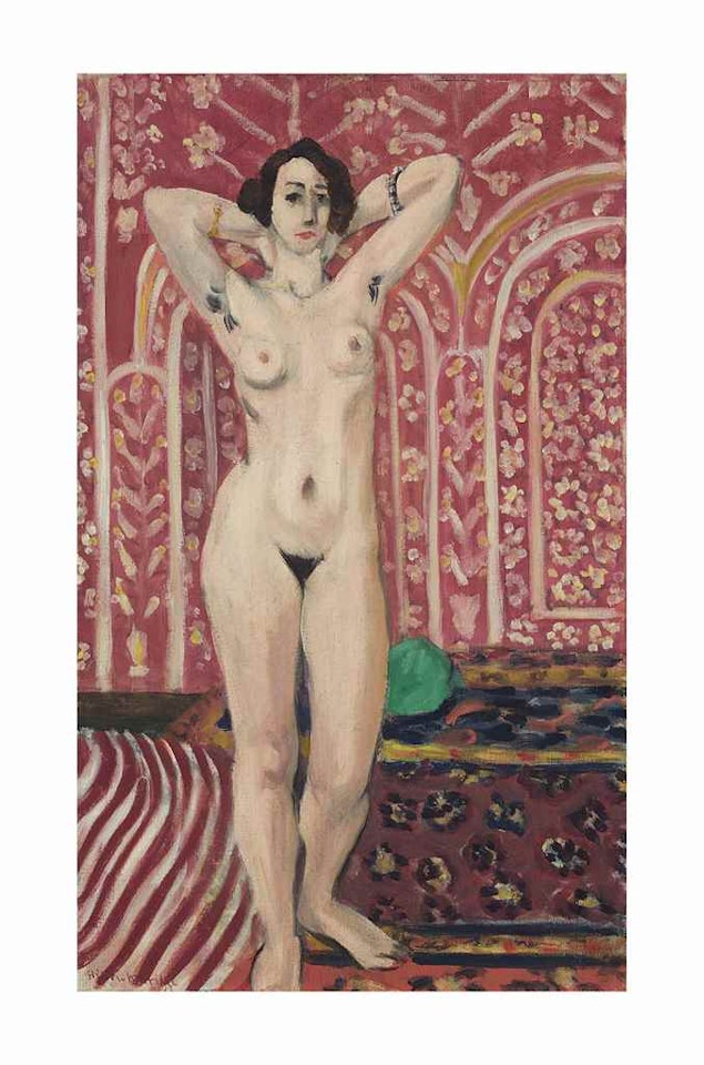 Nu sur fond rouge by Henri Matisse