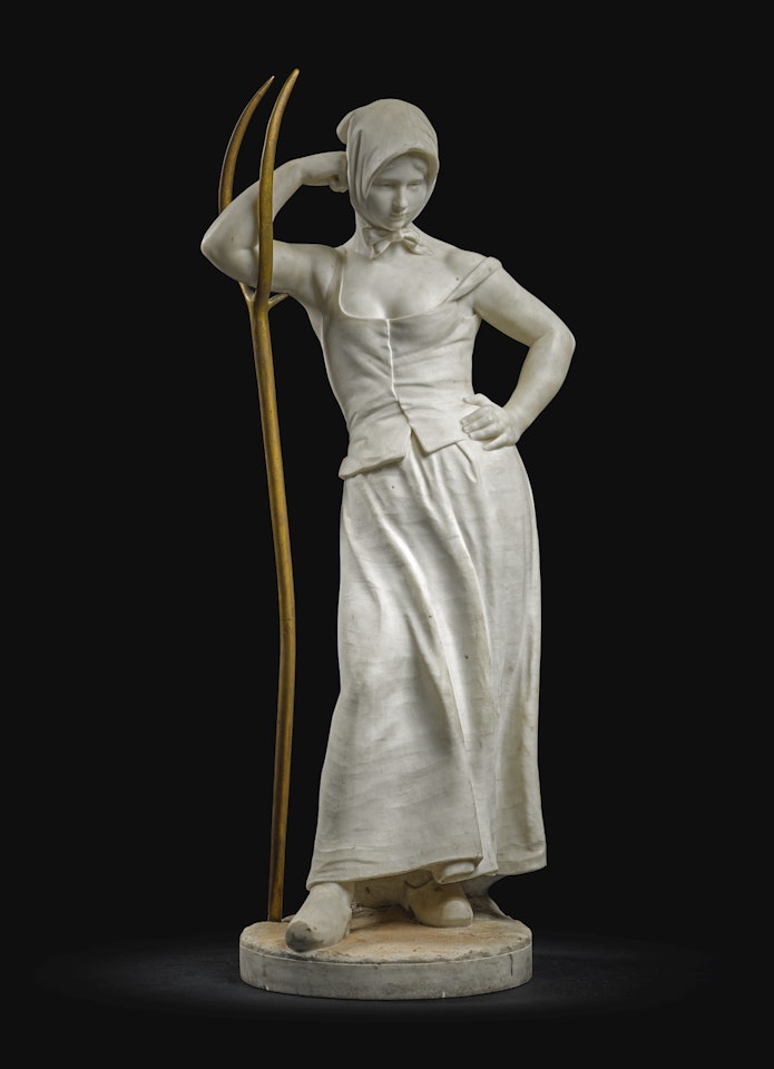 LA FANEUSE (THE HAYMAKER) by Alfred Boucher