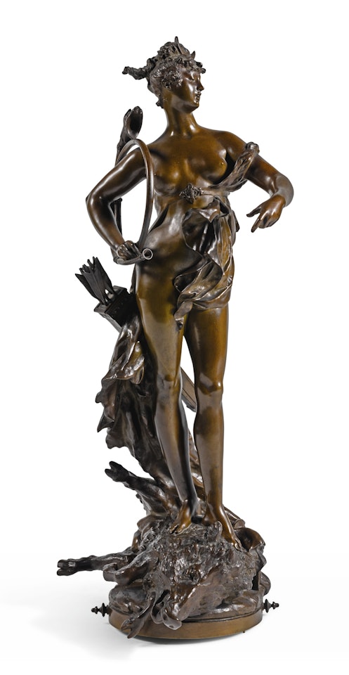 DIANE VICTORIEUSE (DIANA VICTORIOUS) by Albert-Ernest Carrier-Belleuse