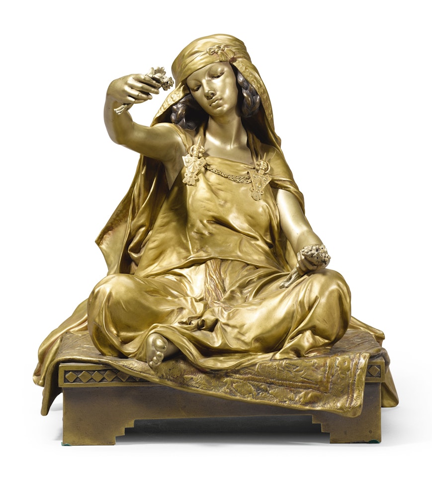 LA FILLE DE BOU SAADA by Louis-Ernest Barrias