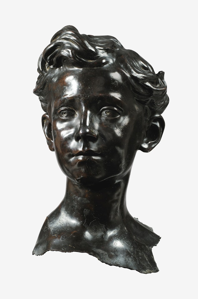 BUSTE DU PRINCE IMPÉRIAL, DÉVÊTU (FRAGMENT) by Jean-Baptiste Carpeaux