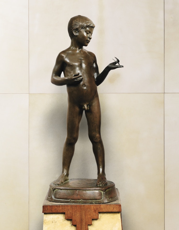 L'ENFANT AU PAPILLON by Jean Dunand