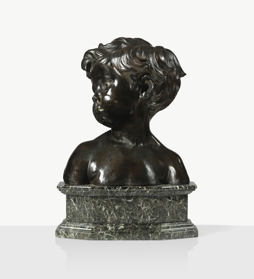 BUSTE D'ENFANT by Aime Jules Dalou