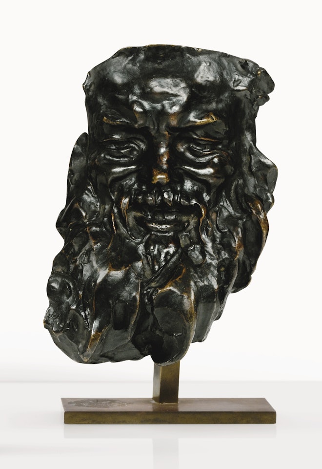 MASQUE DE SILÈNE by Aime Jules Dalou