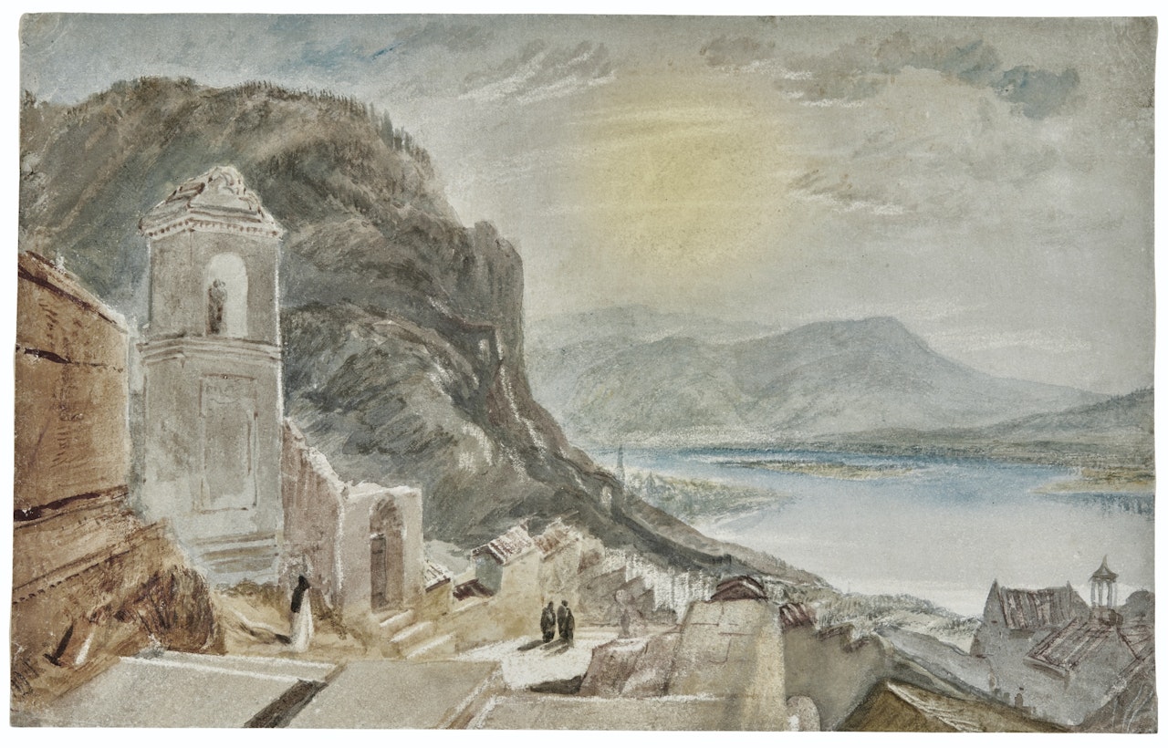 VIEW FROM EHRENBREITSTEIN, GERMANY by Joseph Mallord William Turner