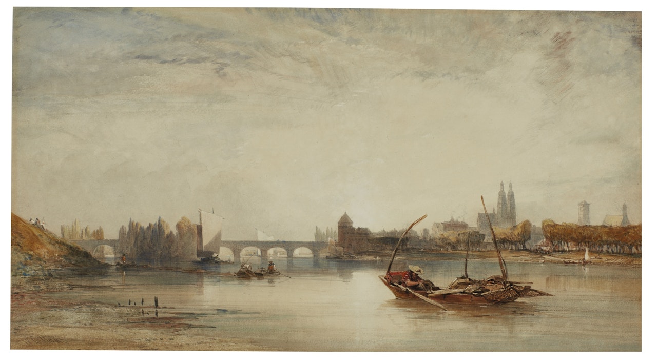 TOURS, ON THE LOIRE, FRANCE by William Callow