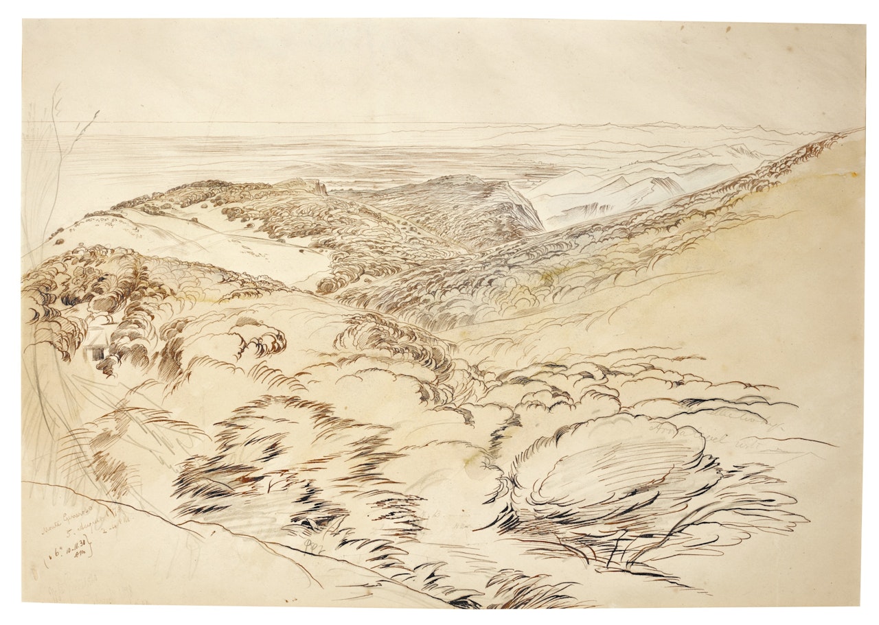 MONTE GENEROSO, ITALY  by Edward Lear