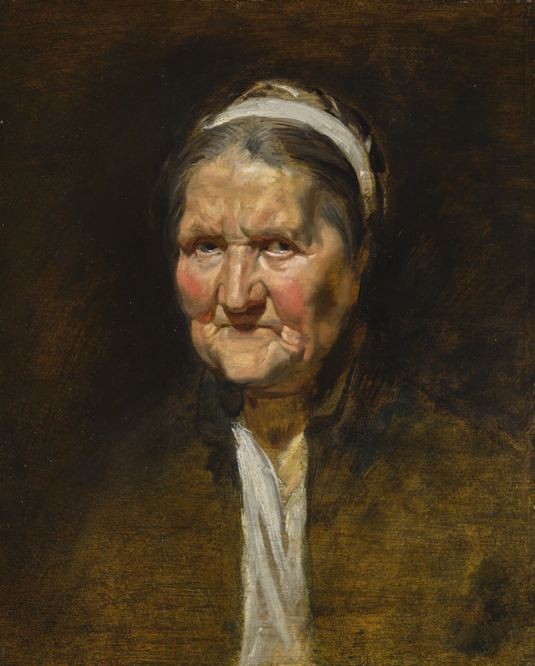 STUDY OF AN OLD WOMAN by Peter Paul Rubens