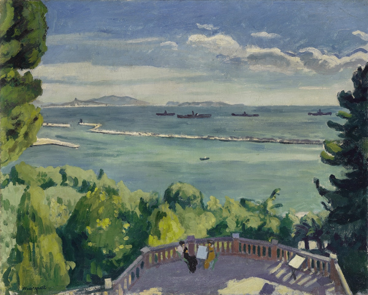 MISTRAL À L'ESTAQUE by Albert Marquet
