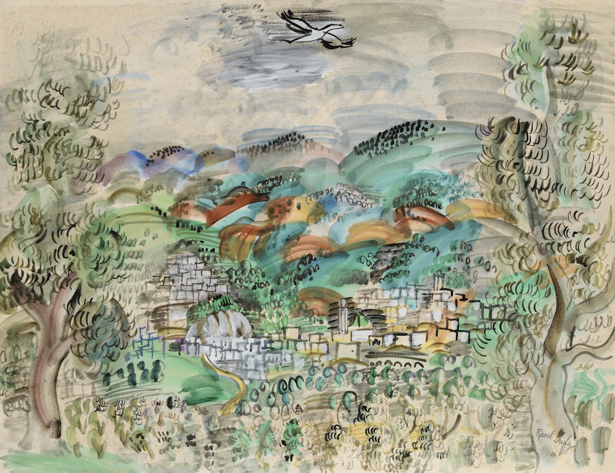 MOULAY IDRISS by Raoul Dufy