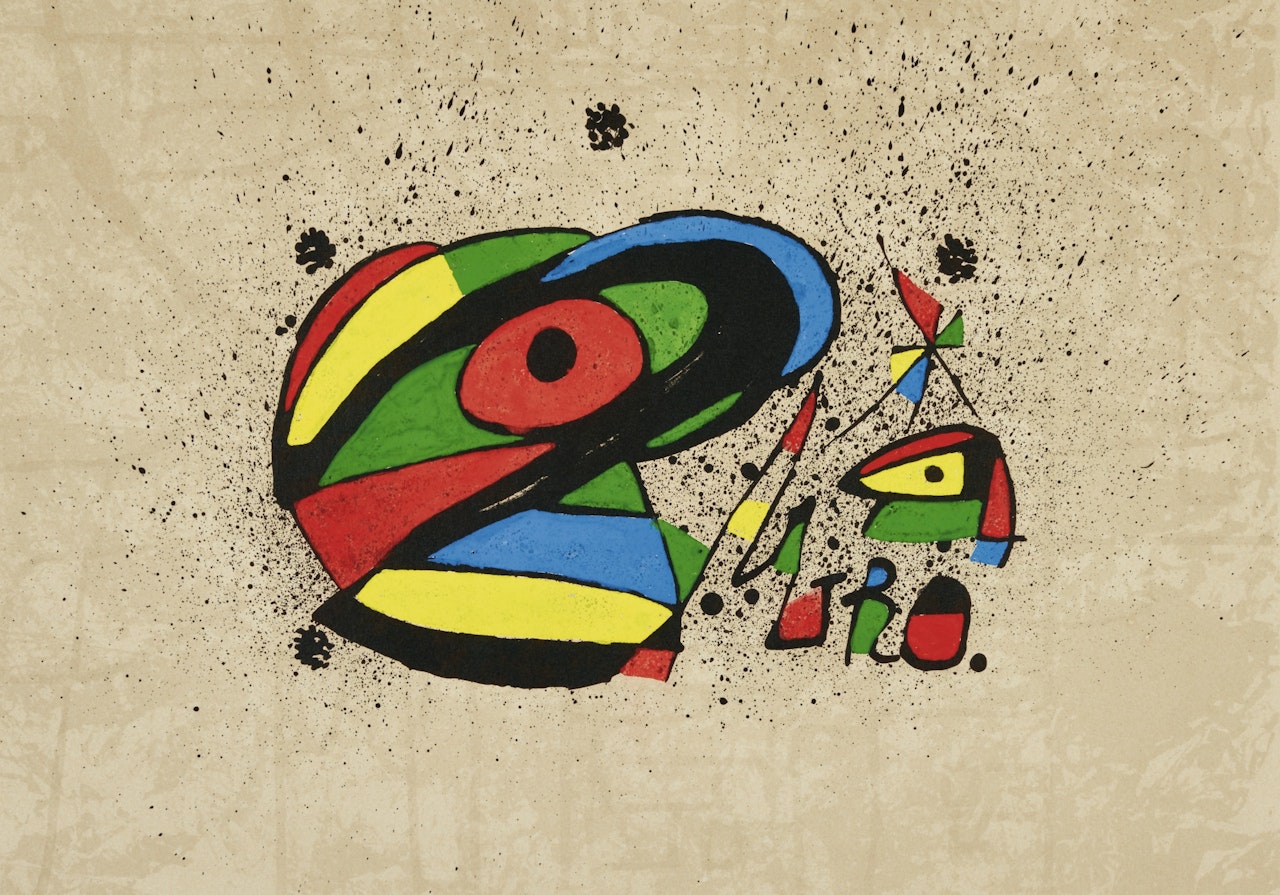 HOMENATJE A GAUDÍ (HOMAGE TO GAUDÍ) by Joan Miró
