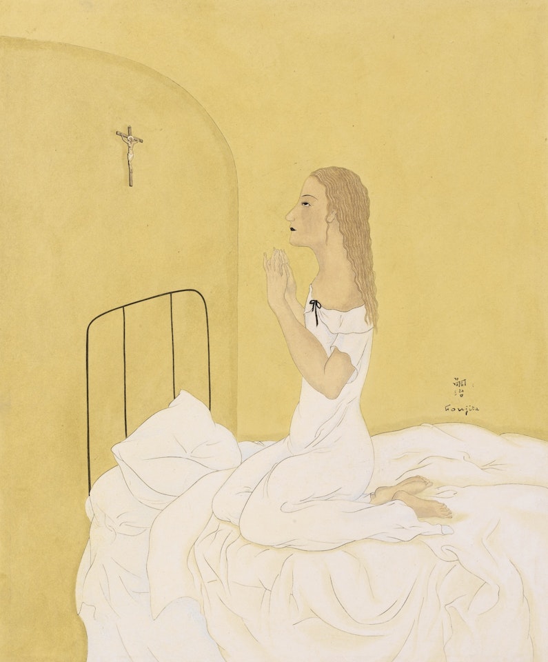 LA PRIÈRE by Leonard Tsuguharu Foujita