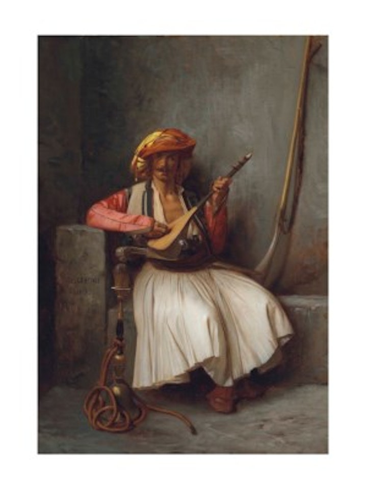 The Mandolin Player by Jean Léon Gérome
