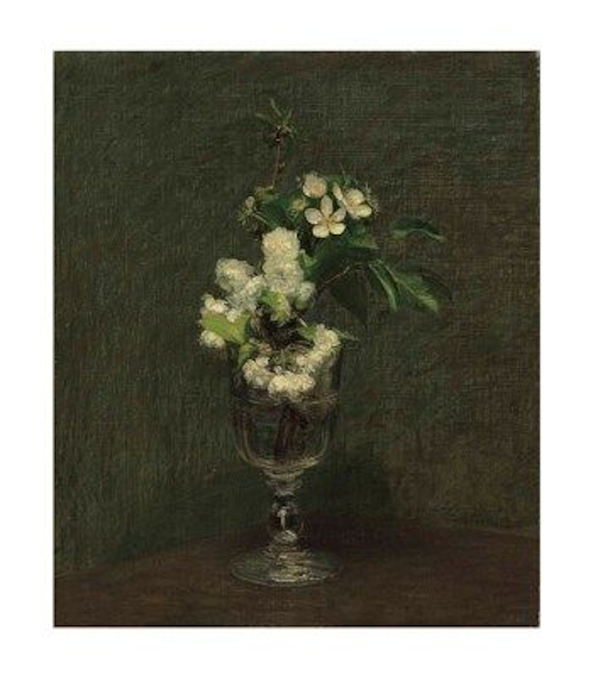 Fleurs de cerisier by Henri Fantin-Latour