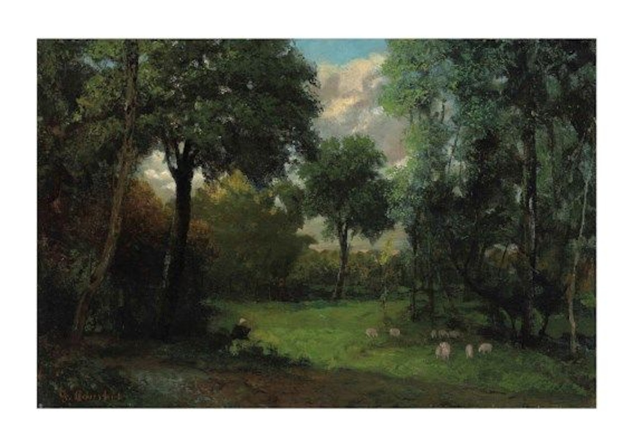 La Clairière by Gustave Courbet