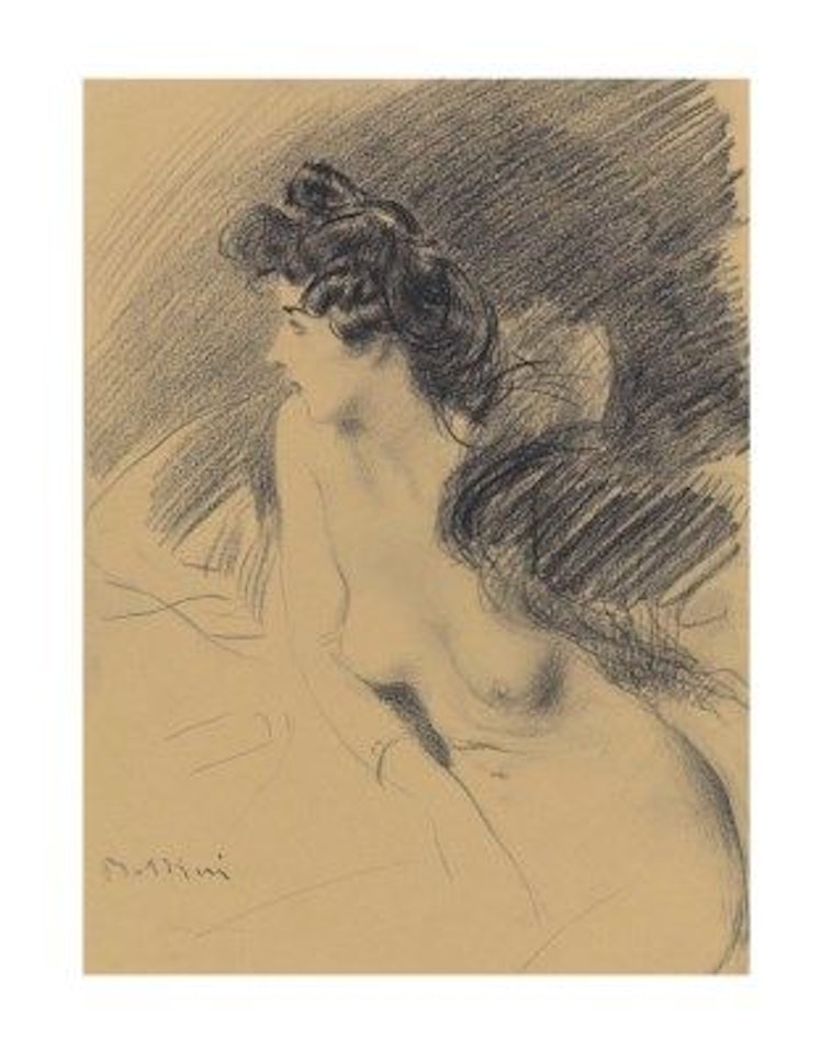 Nu assis by Giovanni Boldini