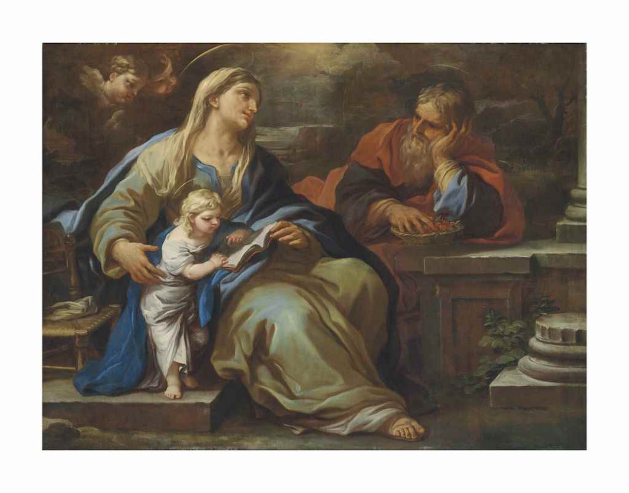 The Education of the Virgin by Circle of Luca Giordano