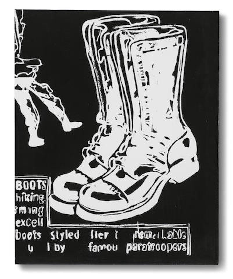 Paratrooper Boots by Andy Warhol