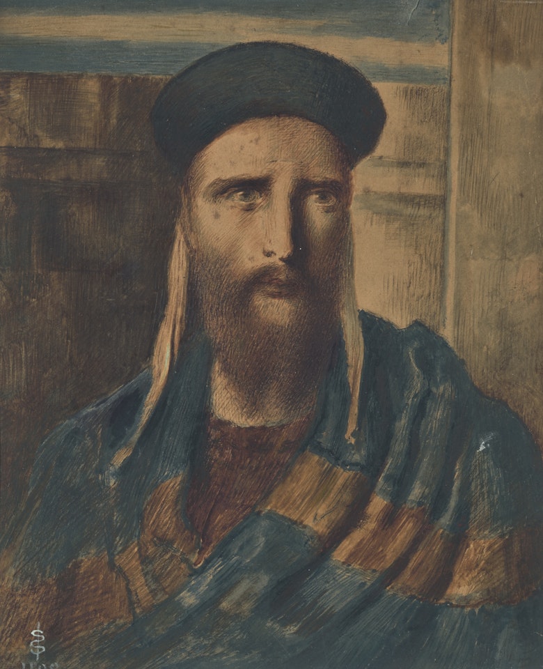 A RELIGIOUS SCHOLAR by Simeon Solomon