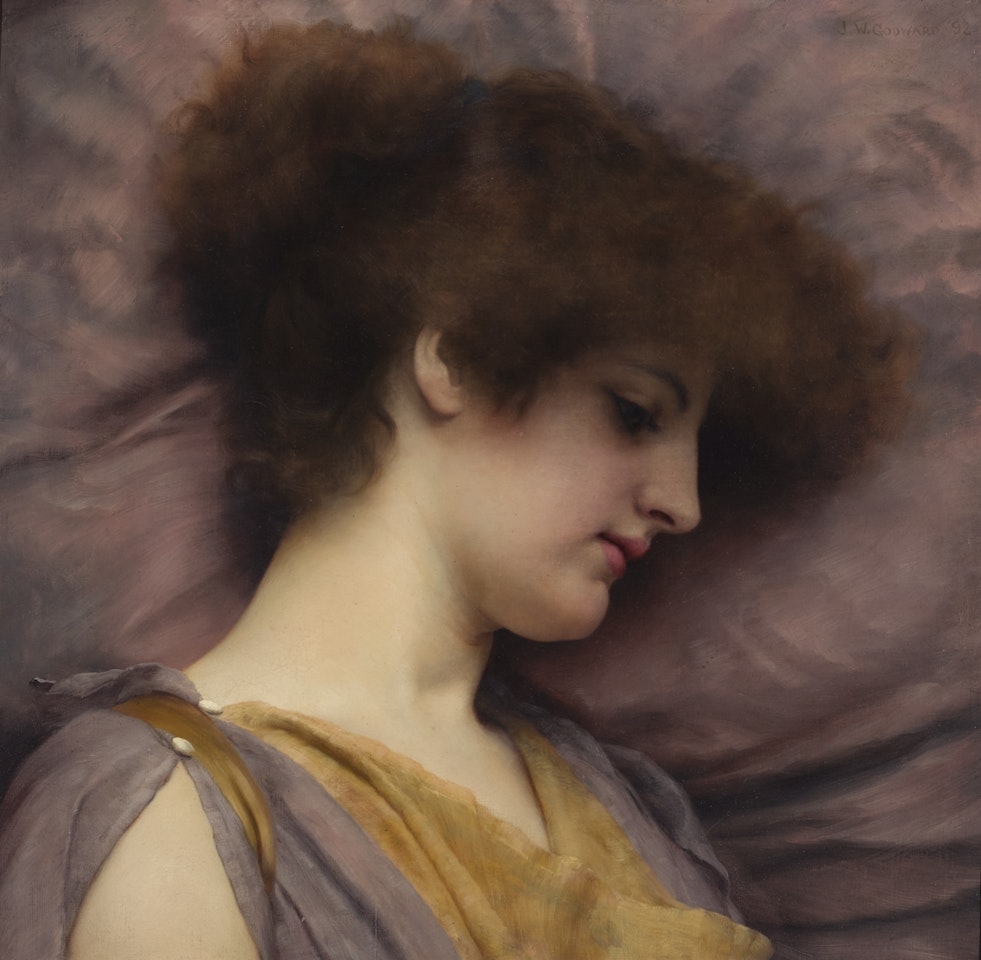 FAR AWAY THOUGHTS by JOHN WILLIAM GODWARD, R.B.A.
