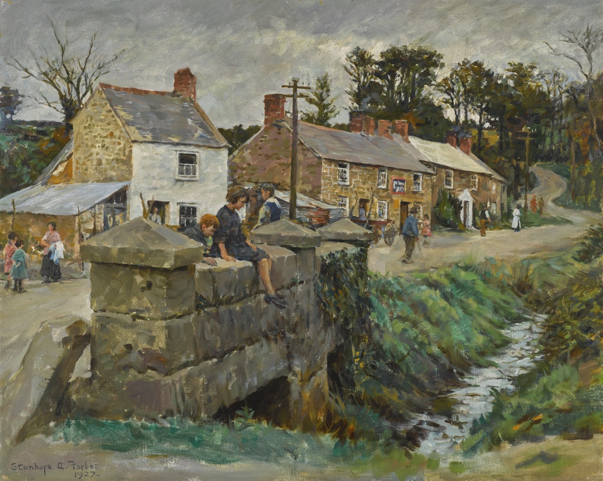 THE OLD BRIDGE OF RELEBBUS by Stanhope Alexander Forbes