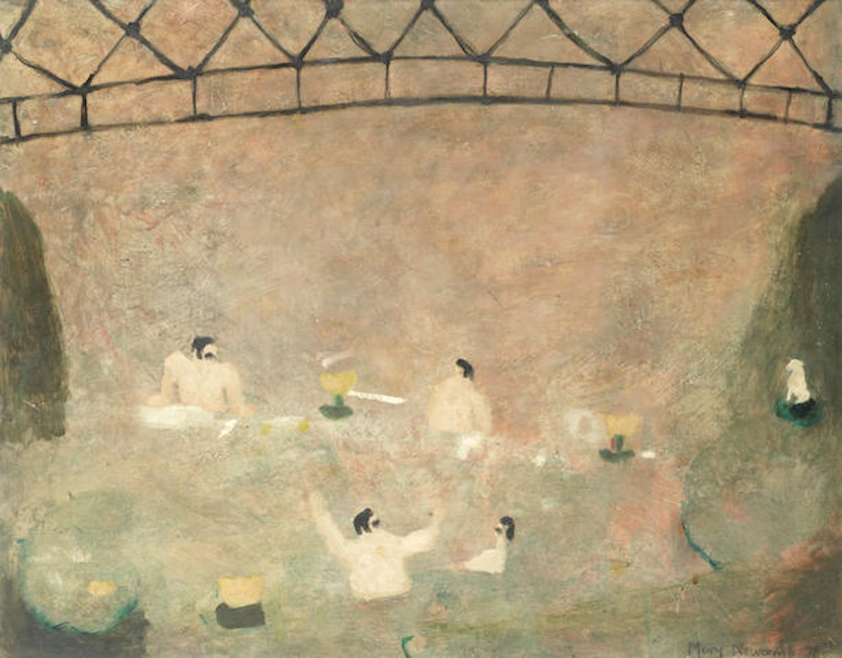 Young men bathing' by Mary Newcomb