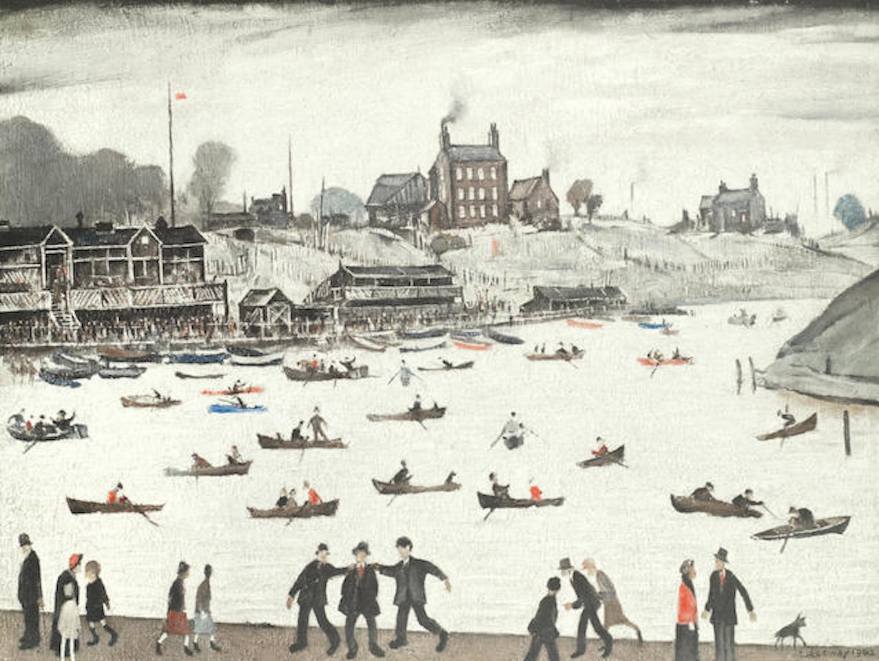 Crime Lake by Laurence Stephen Lowry