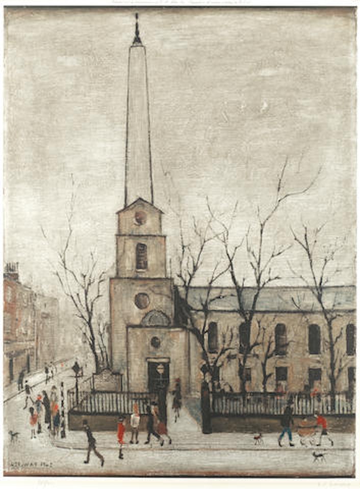 St. Luke's Church, London by Laurence Stephen Lowry