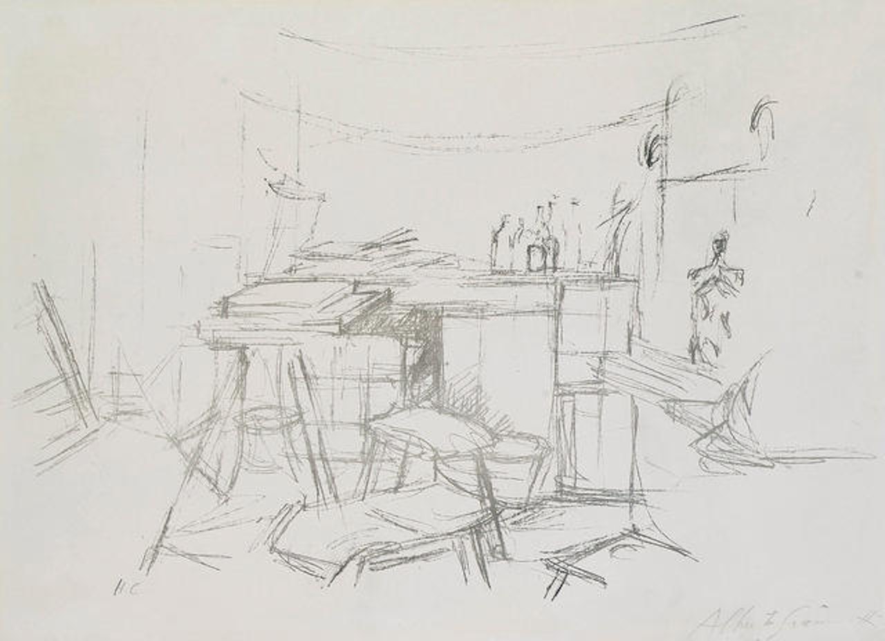 L'Atelier aux Bouteilles by Alberto Giacometti