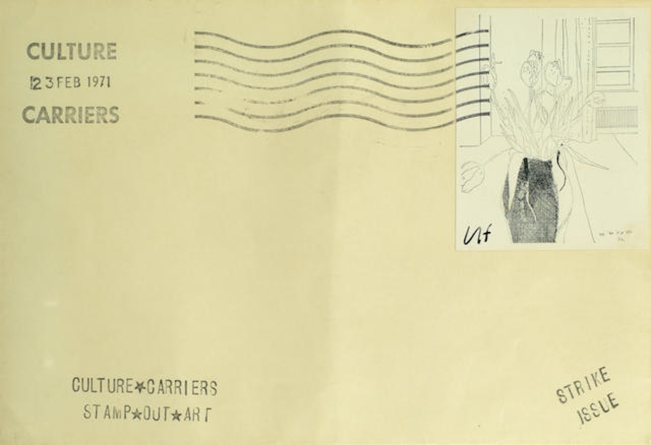 Tulips, from 'Culture Carriers Stamp Out Art' by David Hockney