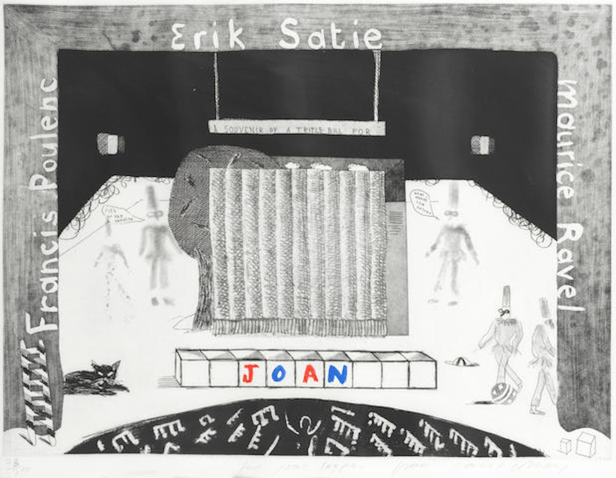 A Souvenir for a Triple Bill for Joan by David Hockney