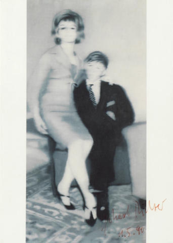 Helga Matura mit Verlobtem (Helga Matura with her Fiancé) by Gerhard Richter