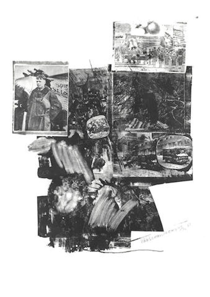 Booster and 7 Studies, from 'Test Stone' #2 by Robert Rauschenberg