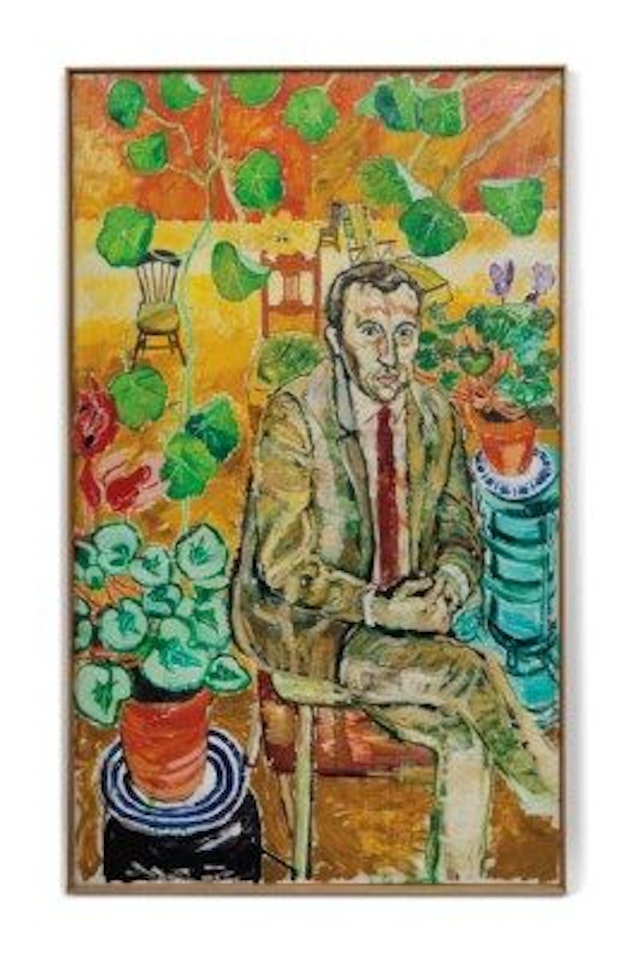 Portrait of Sir David Frost by John Bratby