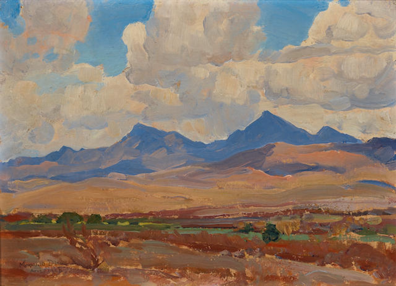 Hills near Tumacácori Mission, Arizona by Maynard Dixon