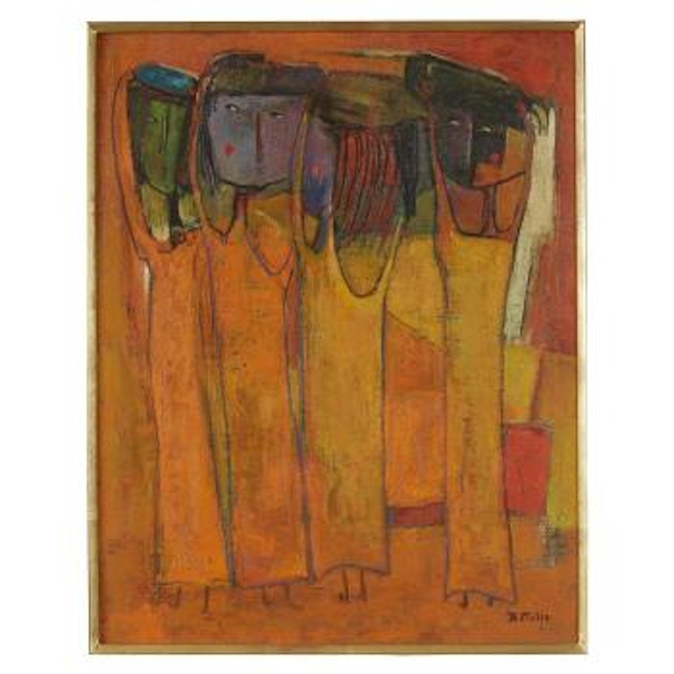 Women With Bundles by Angel Botello