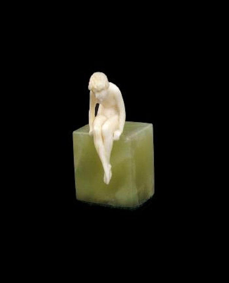 Woman Contemplating by Ferdinand Preiss