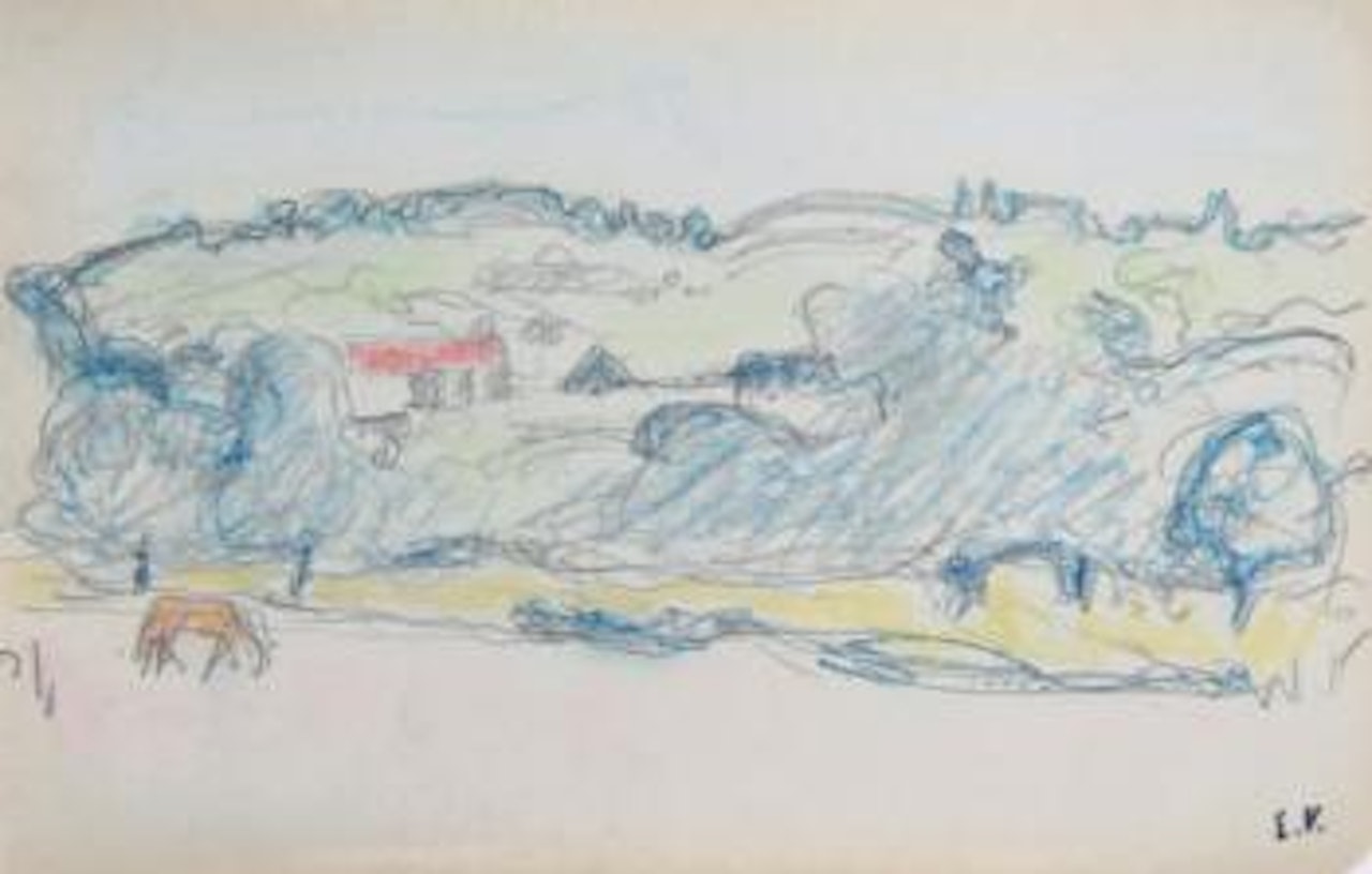Paysage de l'Yonne by Édouard Vuillard