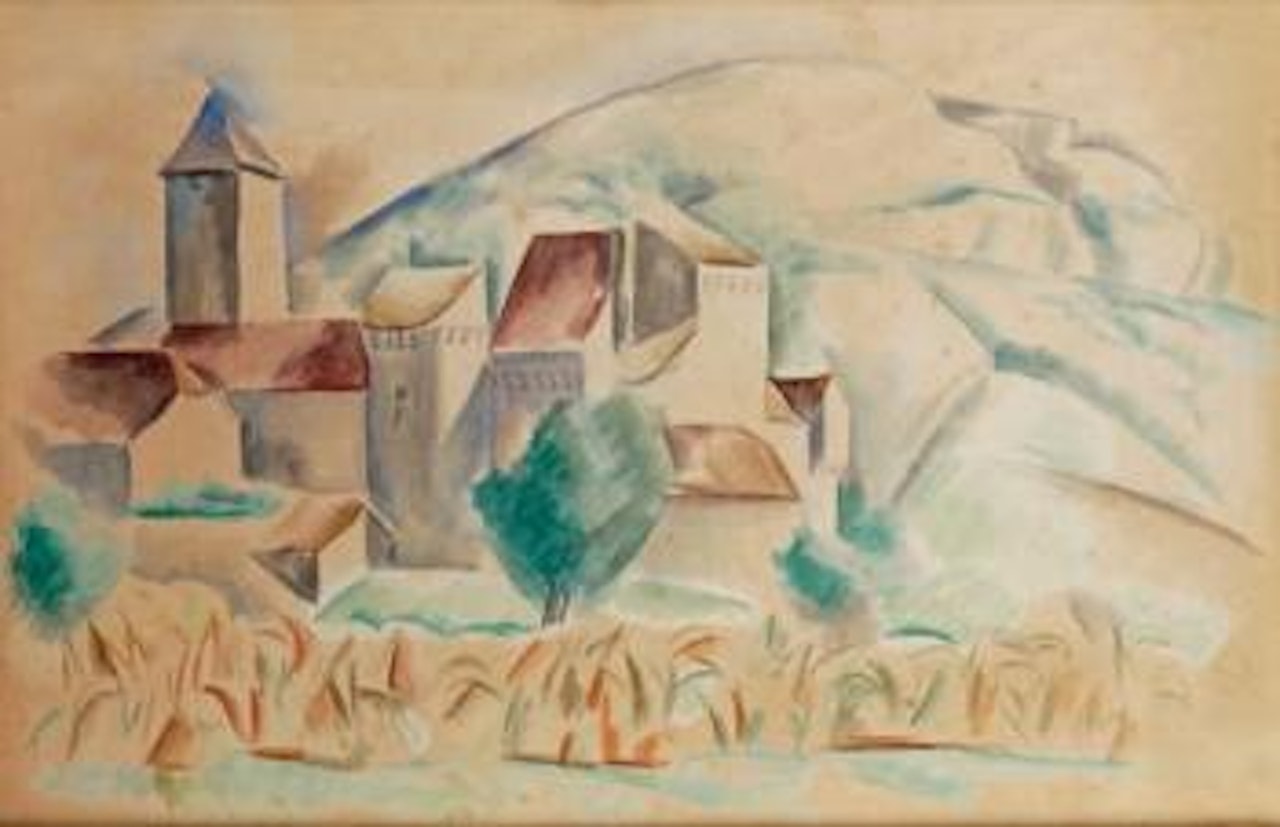 Le village de Saint-Amarin en Alsace by André Lhote
