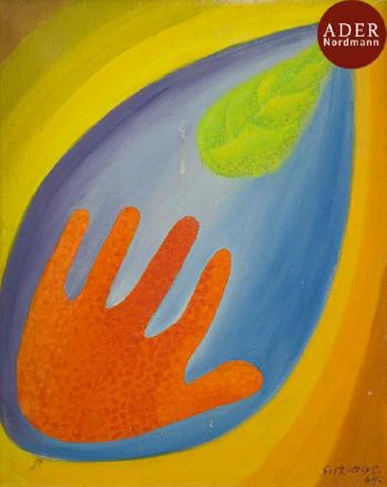 Feuille et main by Leopold Survage